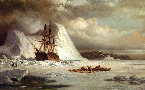 Icebound Ship by William Bradford | Oil Painting Reproduction