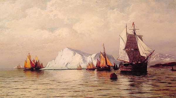 Arctic Caravan by William Bradford | Oil Painting Reproduction