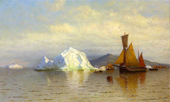 Labrador Fishing Boats near Cape Charles By William Bradford