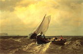 Fishing Boats on the Bay of Fundy By William Bradford