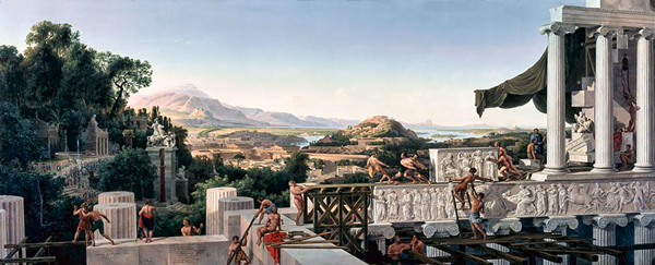 View of the Flower of Greece 1836 | Oil Painting Reproduction