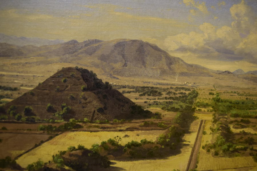 Pyramid of the Sun by Jose Maria Velasco | Oil Painting Reproduction