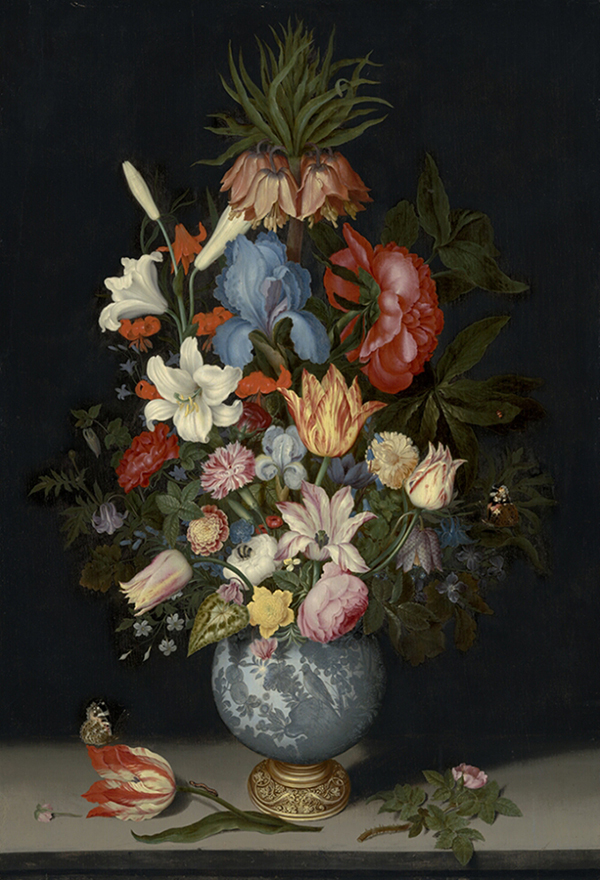 Bouquet in a Wan Li Vase with a Gilt Mount | Oil Painting Reproduction