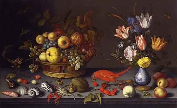 Still Life with Fruit and Flowers 1620 | Oil Painting Reproduction