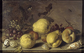 Still Life with Fruit c1610 By Balthasar van der Ast