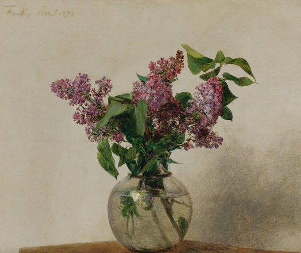 Lilacs 1872 by Henri Fantin-Latour | Oil Painting Reproduction