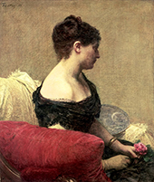 Portrait of Madame Maitre By Henri Fantin-Latour