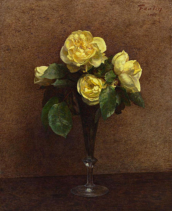 Roses Marechal Neil by Henri Fantin-Latour | Oil Painting Reproduction