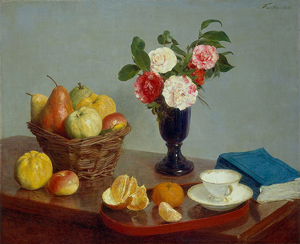 Still Life 1866 by Henri Fantin-Latour | Oil Painting Reproduction