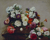 Still Life With Flowers 1881 By Henri Fantin-Latour