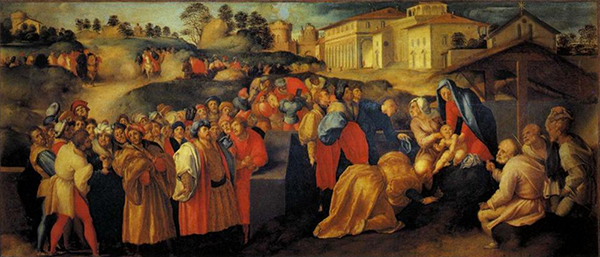 Adoration of the Magi by Jacopo Pontormo | Oil Painting Reproduction