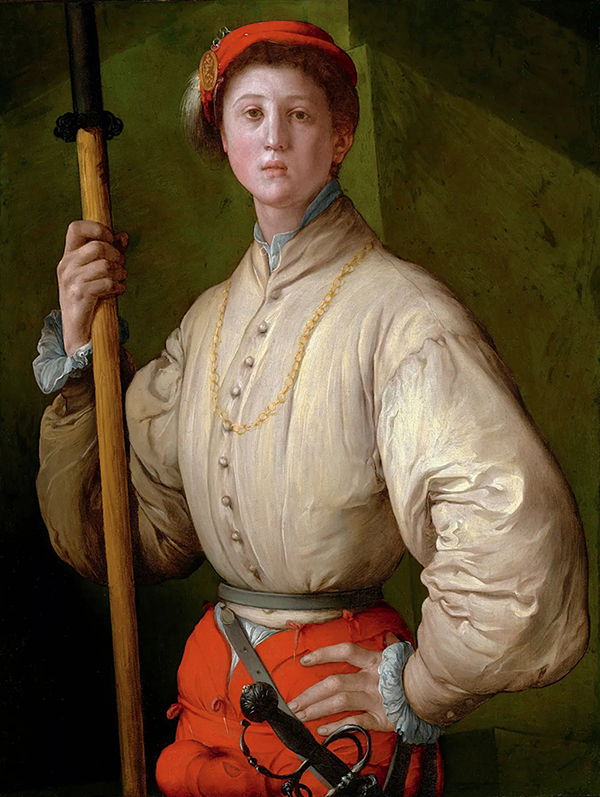 Halberdier by Jacopo Pontormo | Oil Painting Reproduction