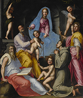 Holy Family with Saints By Jacopo Pontormo