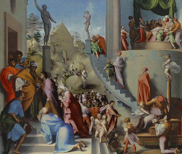 Joseph in Egypt by Jacopo Pontormo | Oil Painting Reproduction