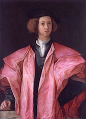 Portrait of a Young Man Alessandro De Medici By Jacopo Pontormo