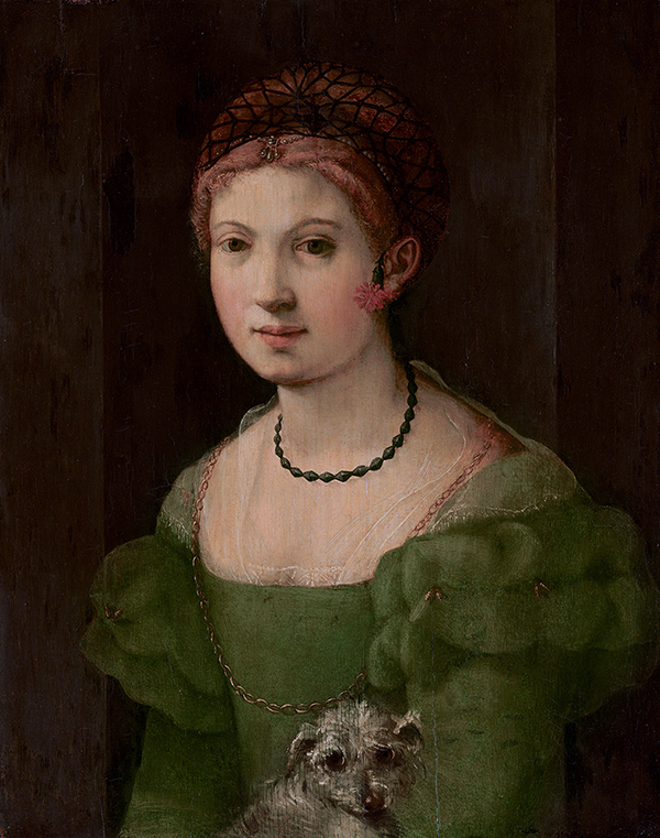 Portrait of a Young Woman by Jacopo Pontormo | Oil Painting Reproduction