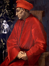 Portrait of Cosimo De Medici the Elder By Jacopo Pontormo