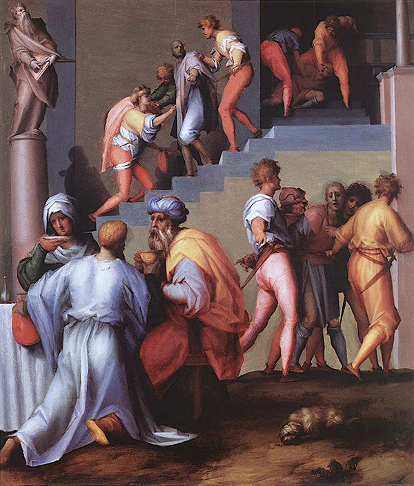 Punishment of the Baker by Jacopo Pontormo | Oil Painting Reproduction