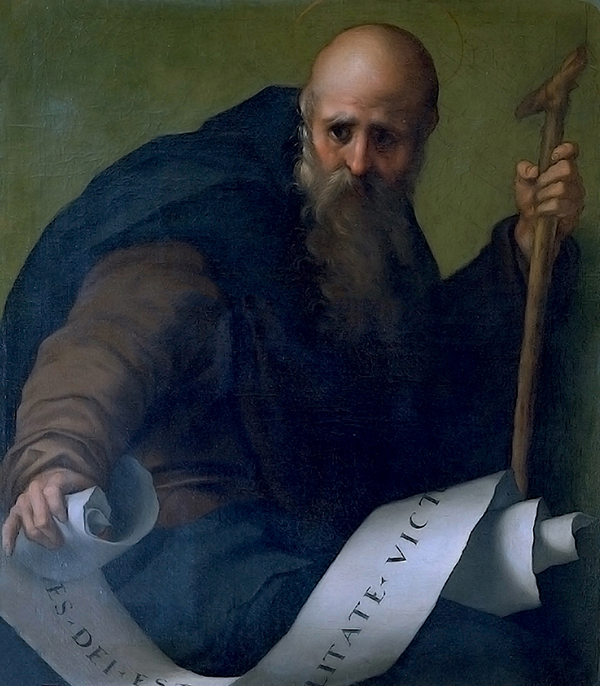 St. Anthony Abbot by Jacopo Pontormo | Oil Painting Reproduction