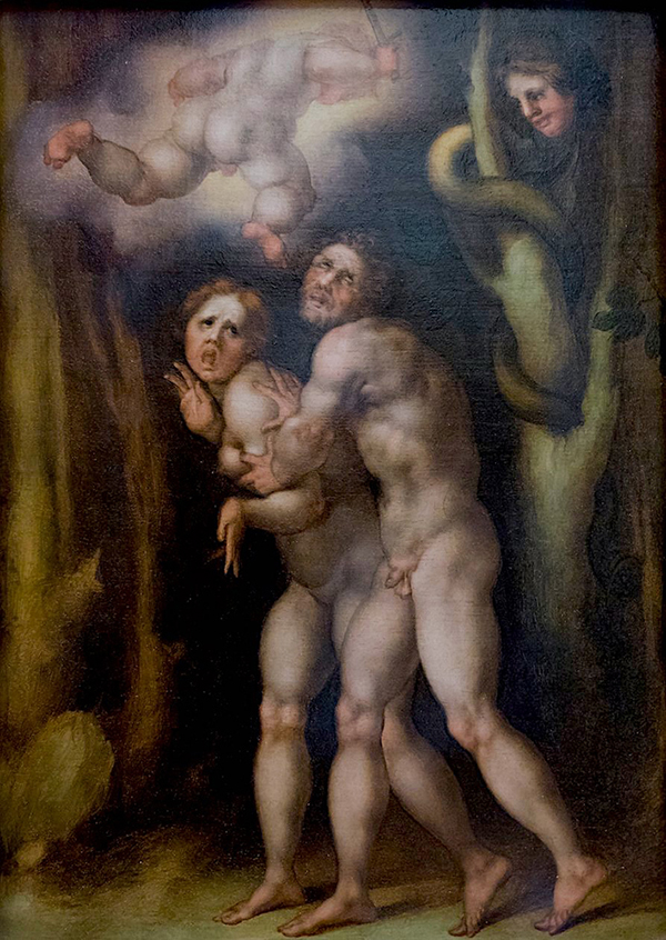 The Fall of Adam and Eve by Jacopo Pontormo | Oil Painting Reproduction