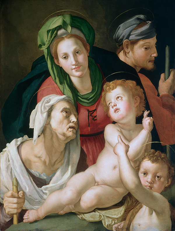 The Holy Family by Jacopo Pontormo | Oil Painting Reproduction