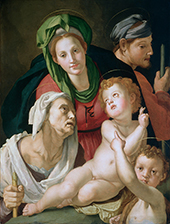 The Holy Family By Jacopo Pontormo