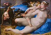 Venus and Cupid By Jacopo Pontormo