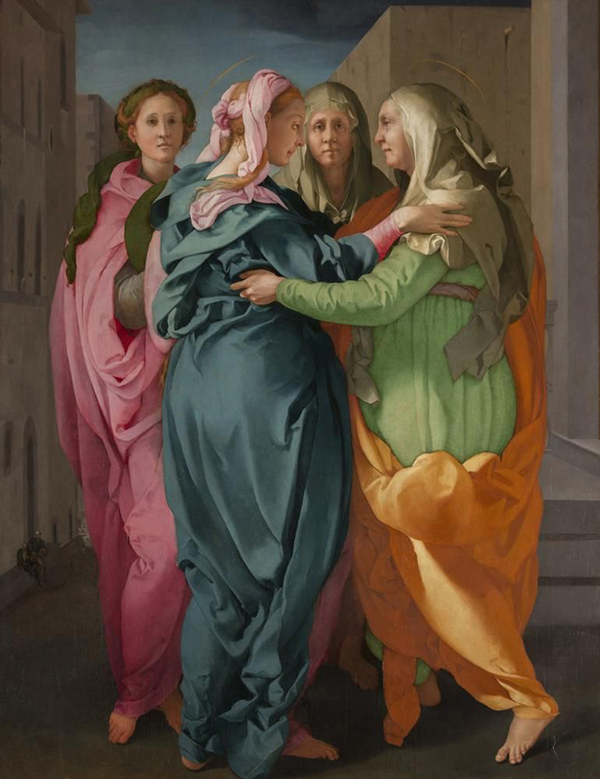 Visitation by Jacopo Pontormo | Oil Painting Reproduction