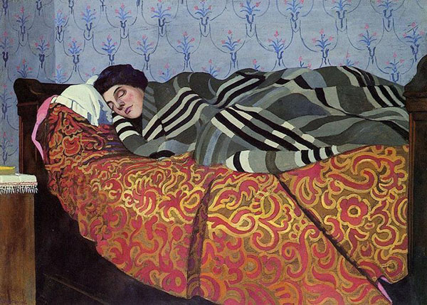 Sleeping Woman 1898 by Felix Vallotton | Oil Painting Reproduction