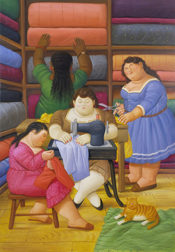 The Designers by Fernando Botero | Oil Painting Reproduction