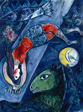 The Blue Circus By Marc Chagall