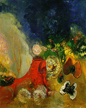Red Sphinx By Odilon Redon