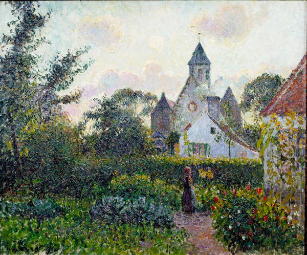 The Church of Knocke 1894 by Camille Pissarro | Oil Painting Reproduction