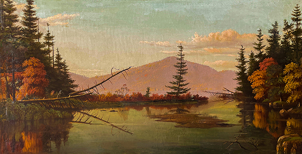 Adirondack Lake by Levi Wells Prentice | Oil Painting Reproduction