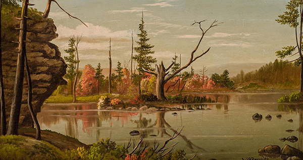 Autumn Landscape by Levi Wells Prentice | Oil Painting Reproduction