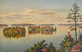 Canada Side, 1000 Islands St. Lawrence River By Levi Wells Prentice