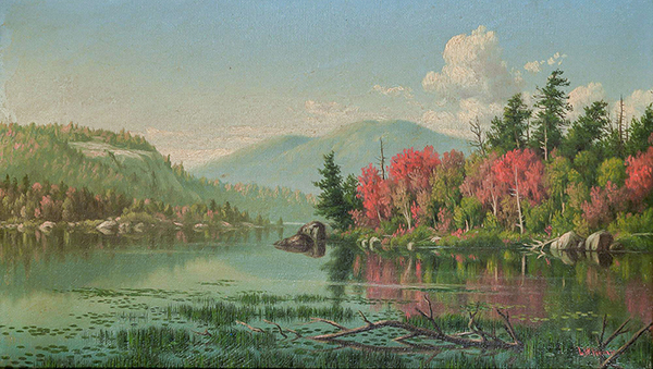 Landscape 1886 by Levi Wells Prentice | Oil Painting Reproduction