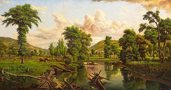 Landscape The Adirondacks | Oil Painting Reproduction