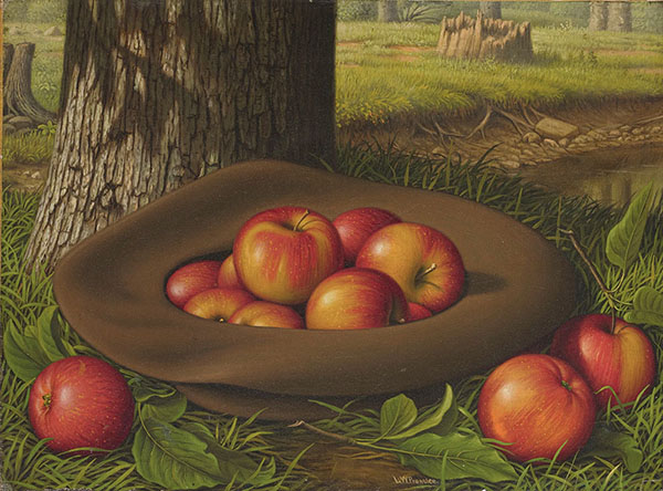 Still Life with Apples in a Hat | Oil Painting Reproduction