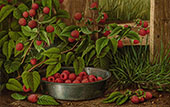 Still Life with Raspberries By Levi Wells Prentice