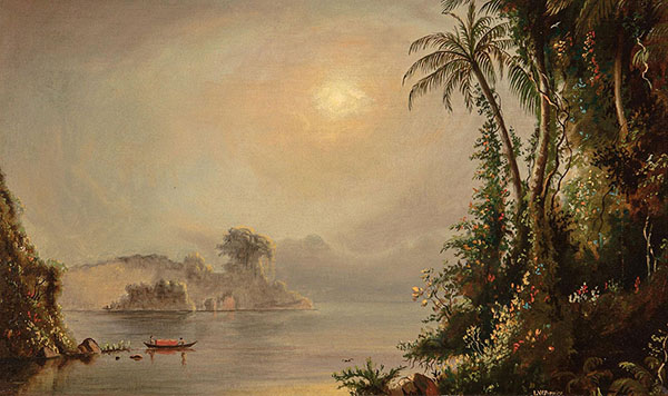 Tropical Landscape by Levi Wells Prentice | Oil Painting Reproduction