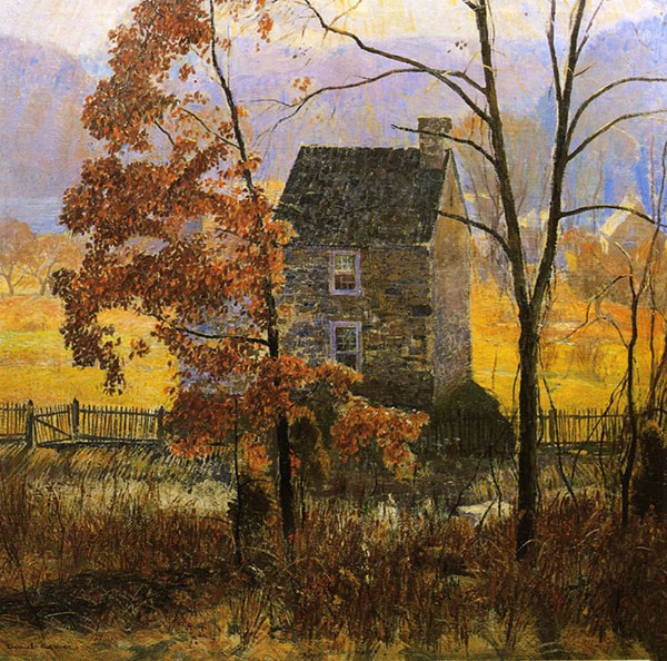 An Autumn Afternoon by Daniel Garber | Oil Painting Reproduction