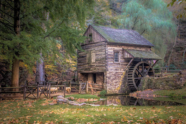 Cuttalossa Farm by Daniel Garber | Oil Painting Reproduction