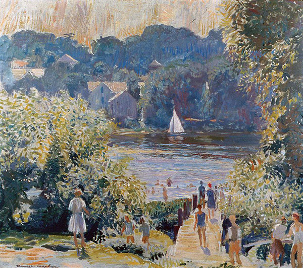 Lambertville Holiday, July 1941 | Oil Painting Reproduction