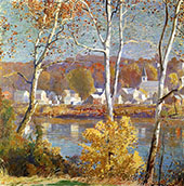 October Frenchtown New Jersey By Daniel Garber