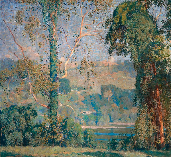 Vineclad Trees by Daniel Garber | Oil Painting Reproduction