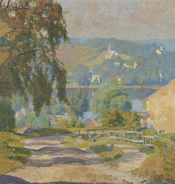 A Jersey Road by Daniel Garber | Oil Painting Reproduction