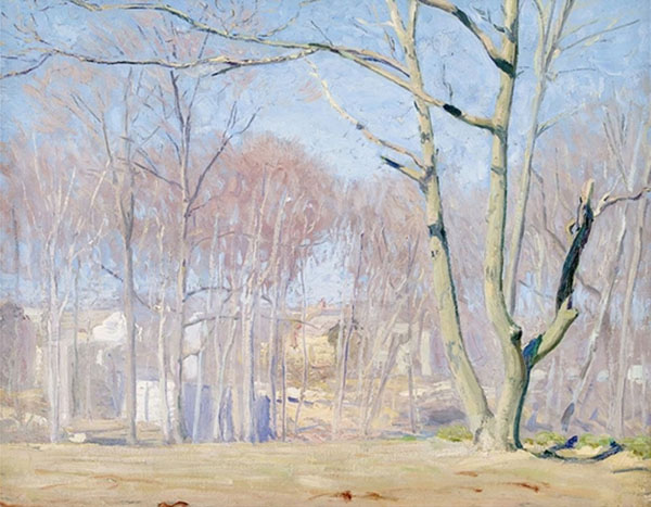 A Wooded Landscape by Daniel Garber | Oil Painting Reproduction