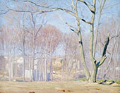 A Wooded Landscape By Daniel Garber