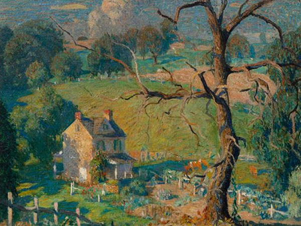 Barretts Nook Late 1910 by Daniel Garber | Oil Painting Reproduction